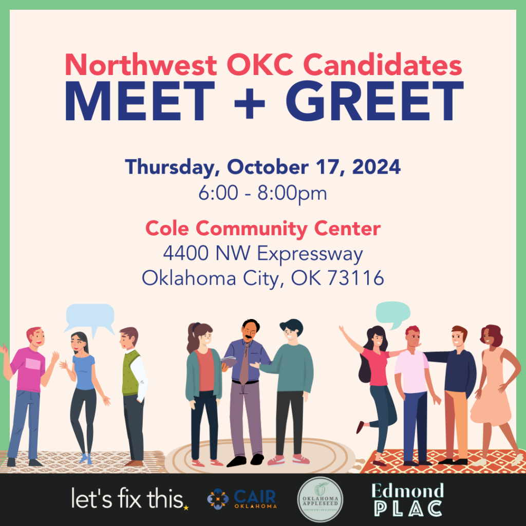 CAIR Oklahoma Co-Hosts Northwest OKC Candidate Meet & Greet Event